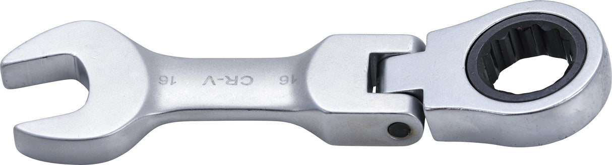 RATCHET COMBINATION WRENCH | SHORT | ADJUSTABLE | 16 MM (6916)