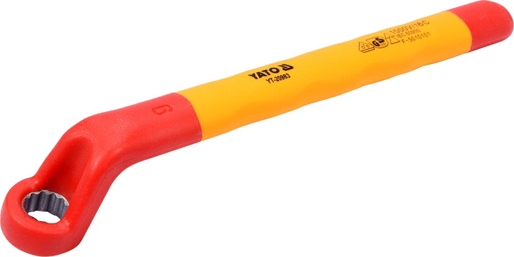 INSULATED RING WRENCH 9MM VDE (YT-20983)