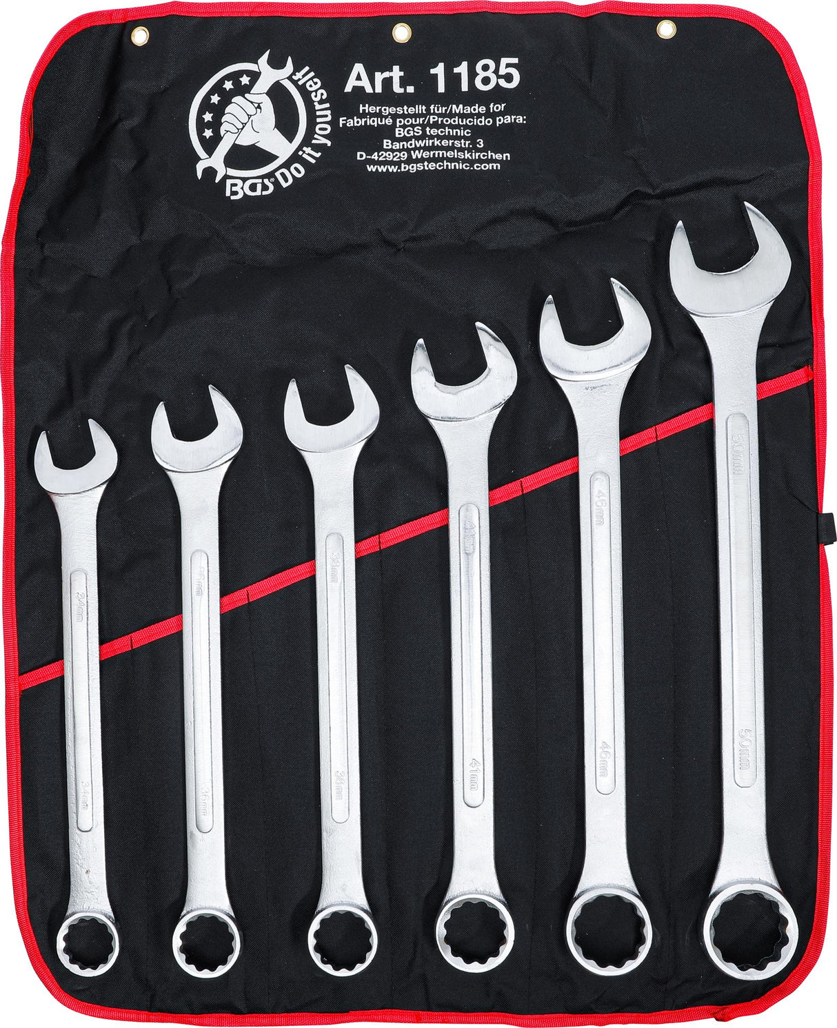 COMBINATION SPANNER SET | XXL | 34 - 50 MM | 6 PCS. (1185)