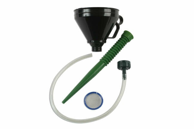 MULTIFUNCTIONAL FUNNEL | WITH FLEXIBLE TRANSPARENT 600 MM HOSE | Ø 140 MM | 3 PCS. (F140)