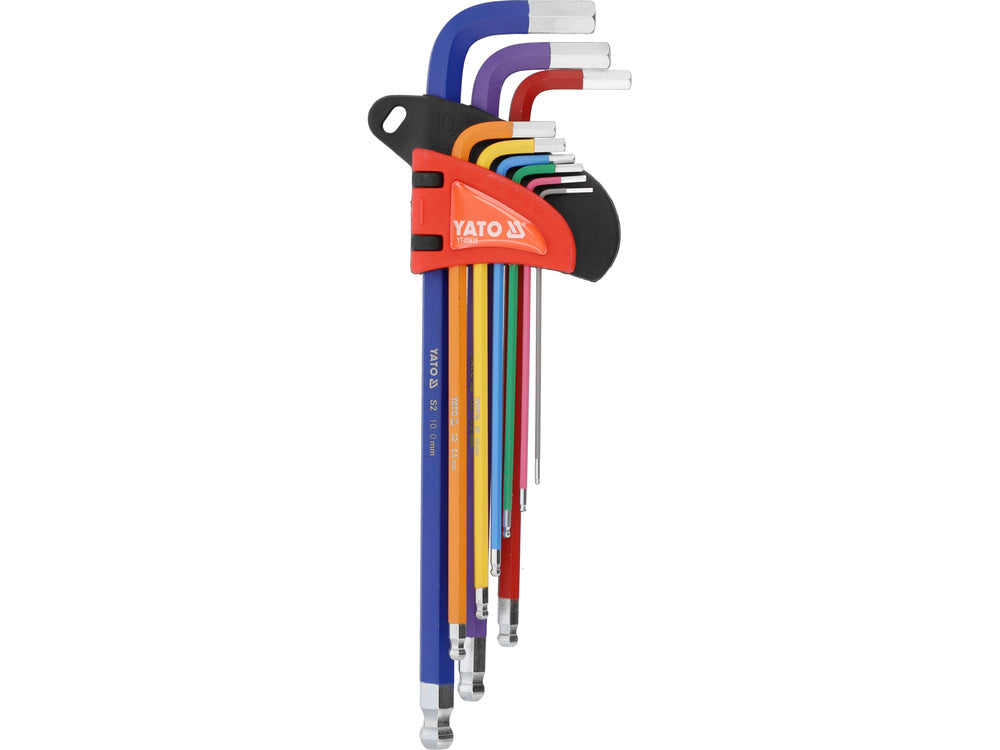 9PCS EXTRA LONG HEX KEY BALL SET1.5-10MM (YT-05635)