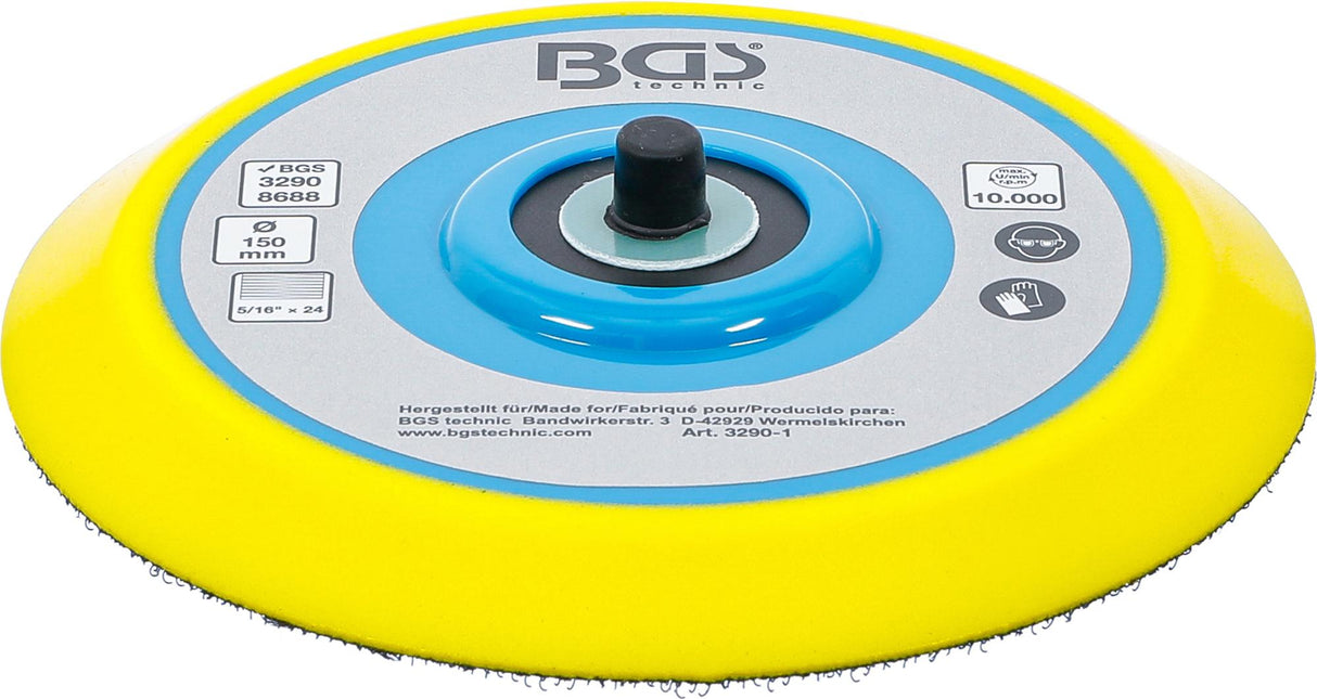 HOOK AND LOOP PAD FOR BGS 3290 / 8688 | Ø 150 MM (3290-1)