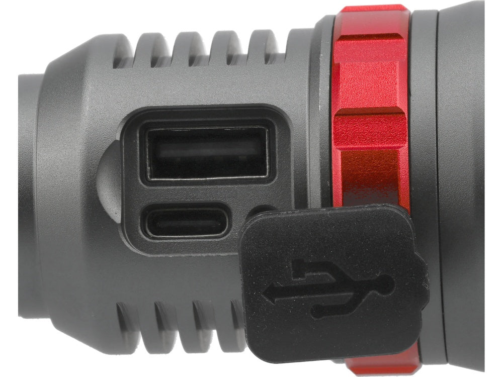 RECHARGEABLE FLASHLIGHT 10W 1000LM IPX7 (YT-085602)