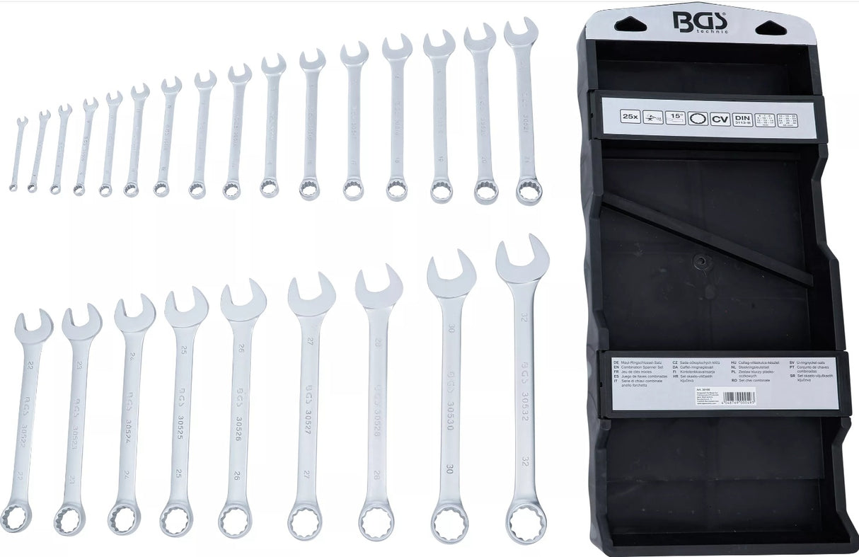 COMBINATION SPANNER SET | 6 - 32 MM | 25 PCS. (30100)
