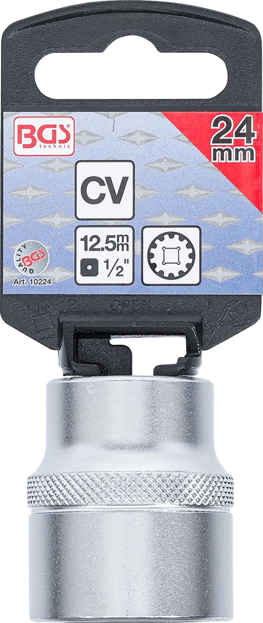 SOCKET, GEAR LOCK | 12.5 MM (1/2") DRIVE | 24 MM (10224)