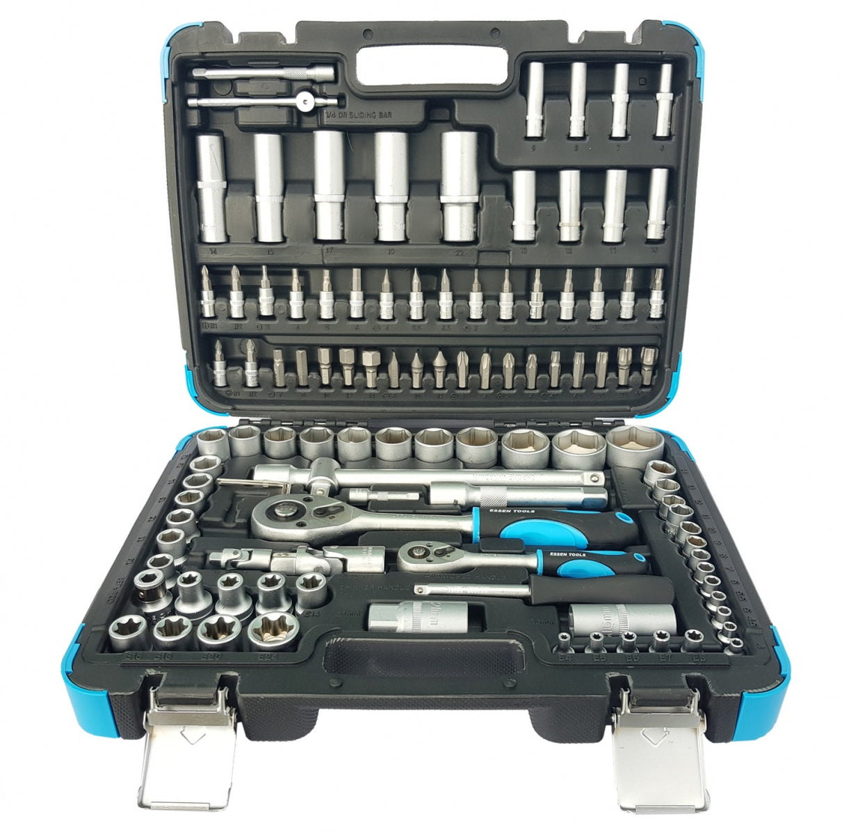 TOOL SET | 6.3 MM (1/4") + 12.5 MM (1/2") | 108 PCS. (ES80108)