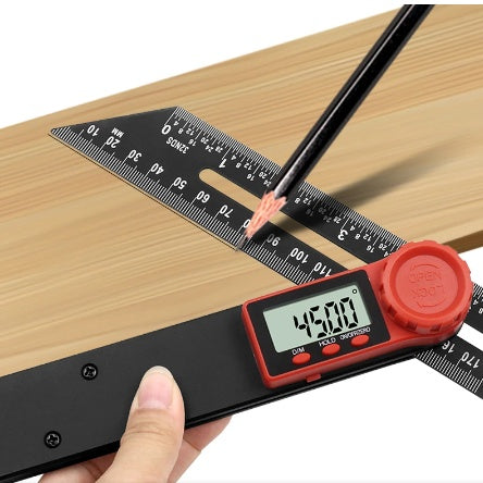 MULTIFUNCTIONAL DIGITAL DISPLAY T-SHAPED FLEXIBLE ANGLE RULER (TAR6)