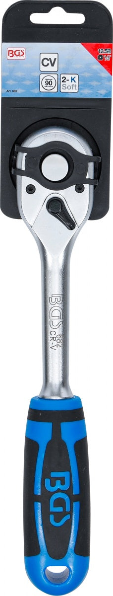 REVERSIBLE RATCHET | STRAIGHT DESIGN | FINE TOOTH | 12.5 MM (1/2") (682)