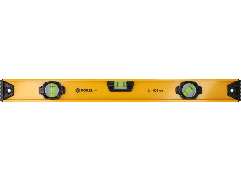 ALUMINIUM SPIRIT LEVEL | 600 MM | 3 VIALS (16442)