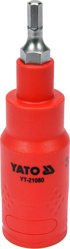 INSULATED STAR BIT SOCKET 4X75MM 3/8 VDE (YT-21080)