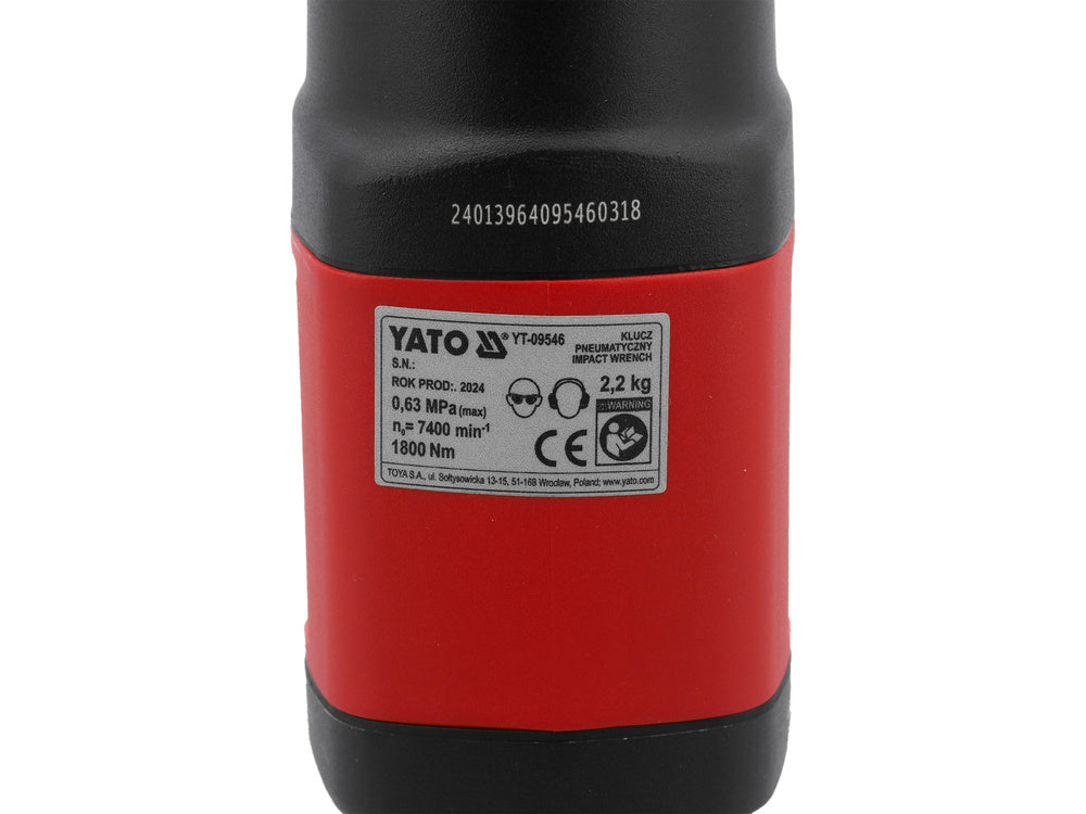 1/2" AIR IMPACT WRENCH 1800 NM (YT-09546)