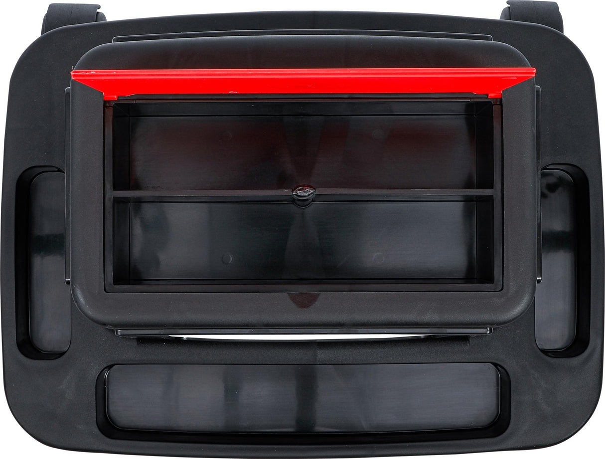 ROLLING SEAT WITH SHELVES AND STORAGE COMPARTMENT (90101)