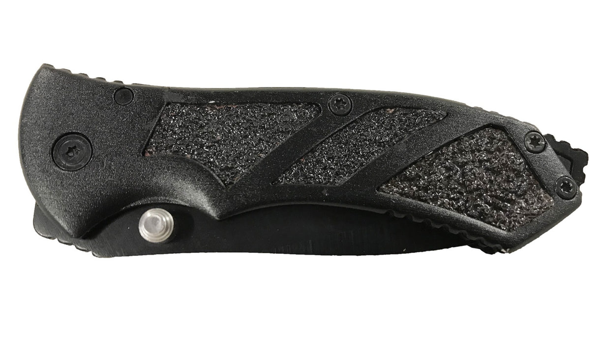 FOLDING KNIFE | BLACK FINISH WITH MATTE TEXTURE | 16.3 CM (FK6)