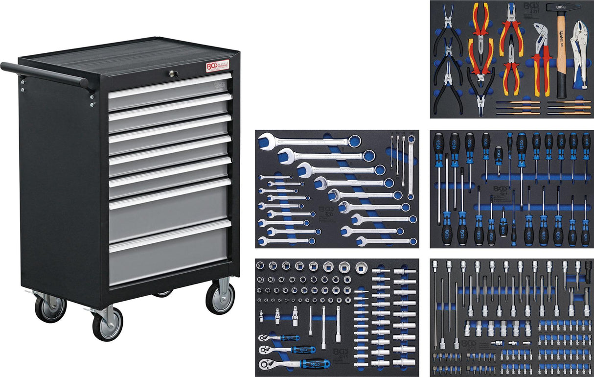 TOOL CABINET | 7 DRAWERS | WITH 243 TOOLS (4060)