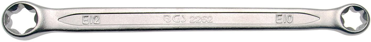 DOUBLE RING SPANNER WITH E-TYPE RING HEADS | E10 X E12 (2261)