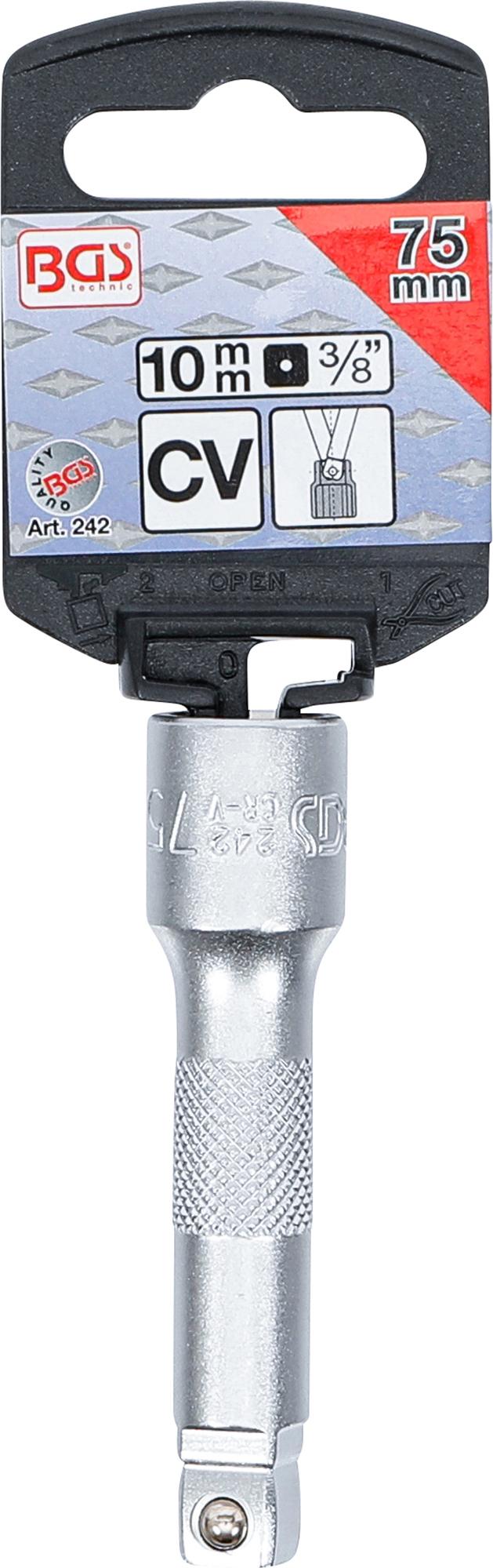 "WOBBLE" EXTENSION BAR | 10 MM (3/8") | 75 MM (242)
