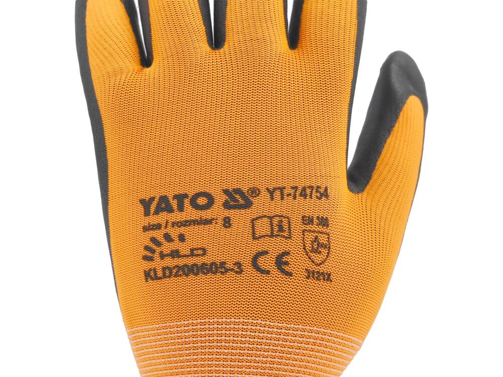 SAFETY GLO. TOUCHSCREEN FING. NITR S. 9 (YT-74755)