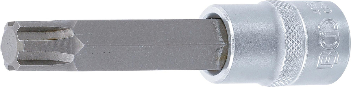 BIT SOCKET | LENGTH 100 MM | 12.5 MM (1/2") DRIVE | SPLINE (FOR RIBE) | M14 (4168)