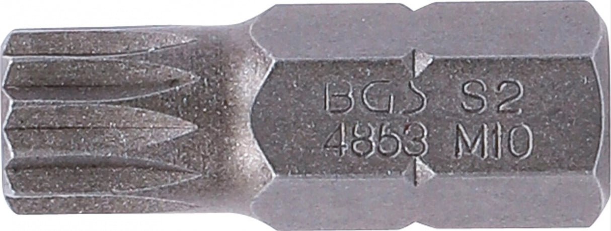 BIT | LENGTH 30 MM | 10 MM (3/8") DRIVE | SPLINE (FOR XZN) M10 (4853)