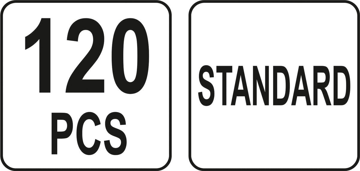 STANDARD CAR FUSE ASSORTMENT 120 PC (YT-83144)