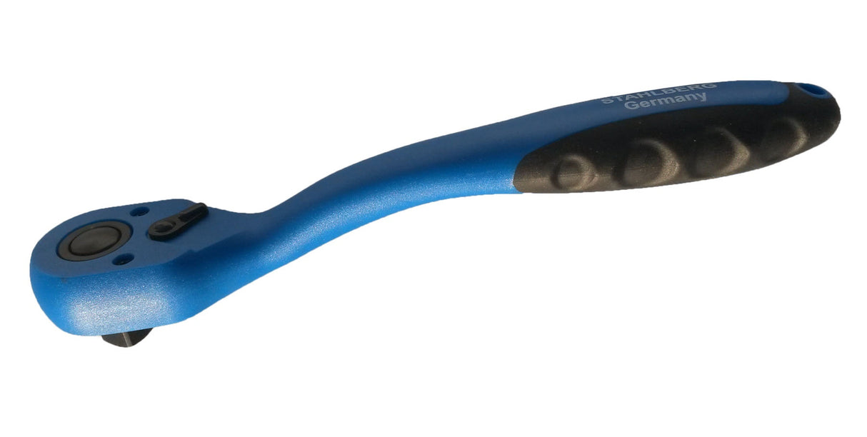 RATCHET COATED WITH RUBBER AND FIBERGLASS 3/8", 72 TEETH, "STAHLBERG" (H1401-38)