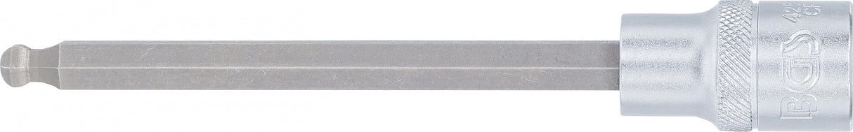 BIT SOCKET | LENGTH 140 MM | 12.5 MM (1/2") DRIVE | INTERNAL HEXAGON WITH BALL HEAD 7 MM (4258-7)