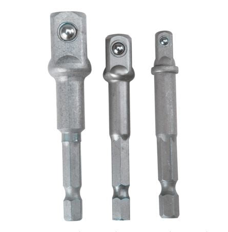 ADAPTER AND BIT SET 1/4" (6.3 MM) TO BITS AND SOCKETS 1/4" - 3/8" - 1/2" | 16 PCS. (SB16)