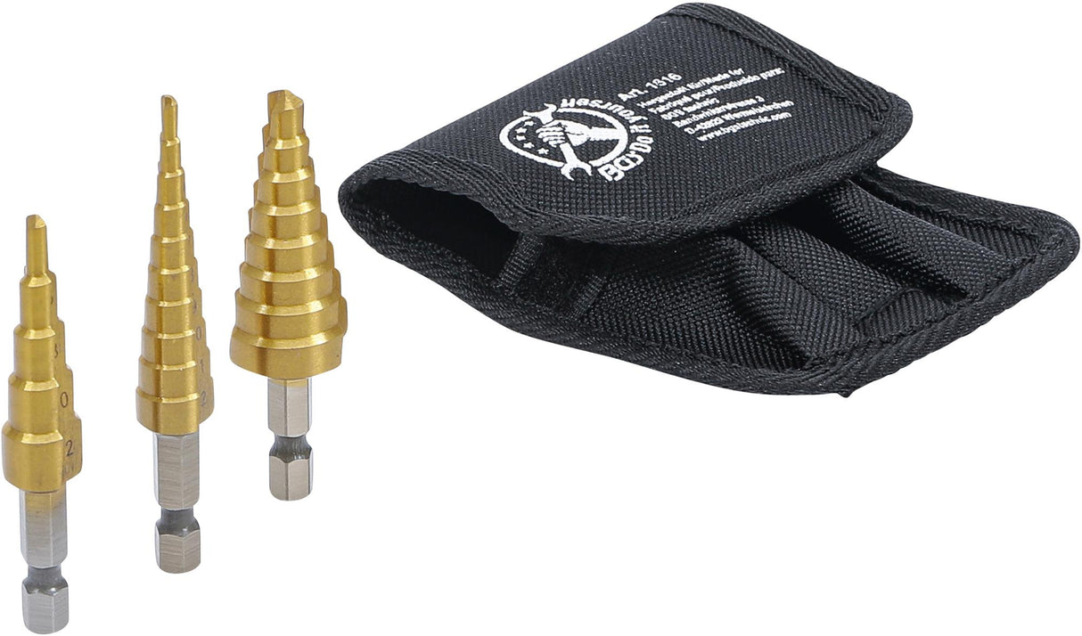 HSS STEP DRILL SET | 3 - 20 MM | 3 PCS. (1616)