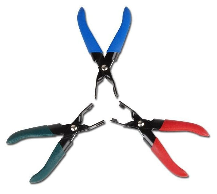PLIERS SET FOR LOOSENING FUEL LINE CONNECTORS | 3 PCS. (8012)