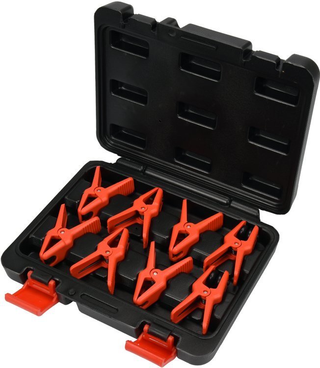 STEEL LINE CLAMPS 8 PCS (YT-08391)