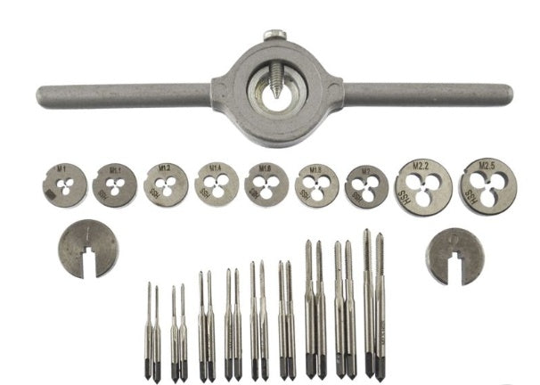 TAP AND DIE SET HSS | EXTRA SMALL SIZES | M1-M2.5 | 31 PCS. (MTD31)