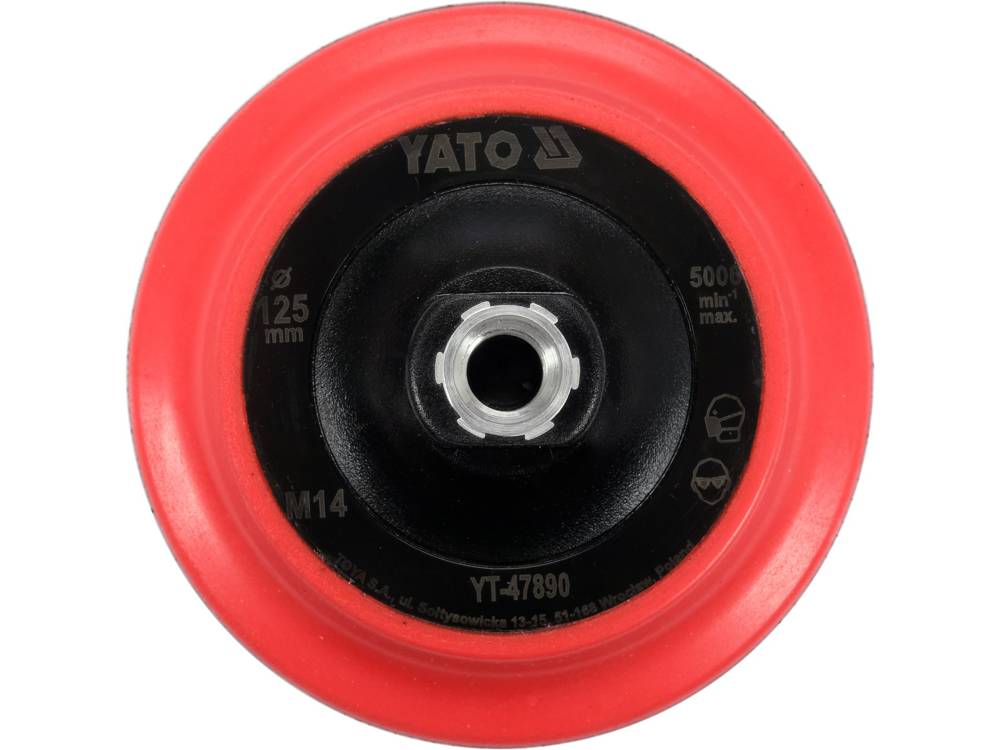 HOOK AND LOOP BACKING PAD 125MM M14 (YT-47890)