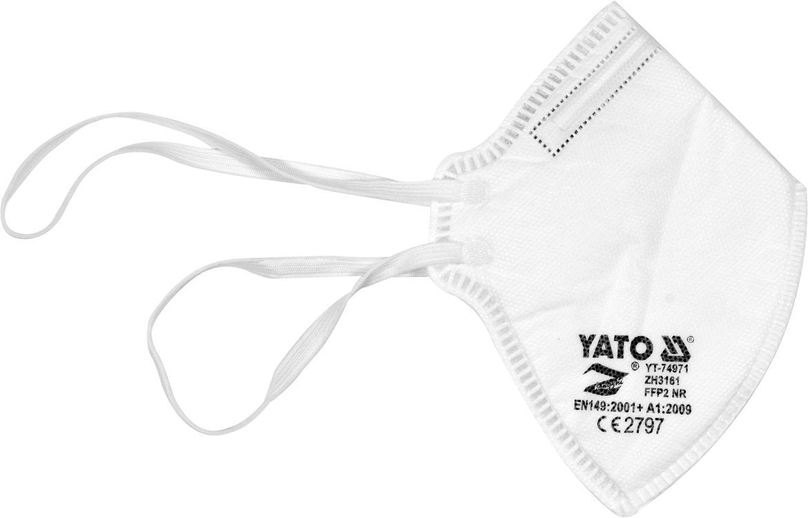 DUST MASKS WITHOUT VALVE | CERTIFIED FFP2 | 5 PCS. (YT-74971)
