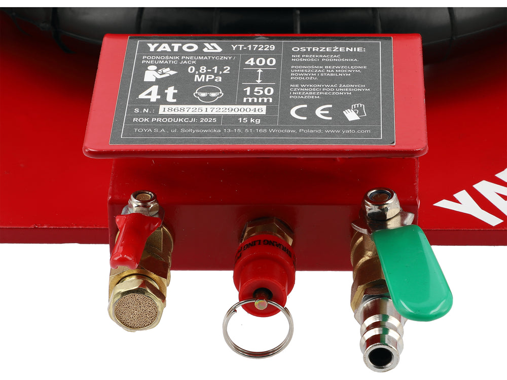 PNEUMATIC JACK 4T (YT-17229)