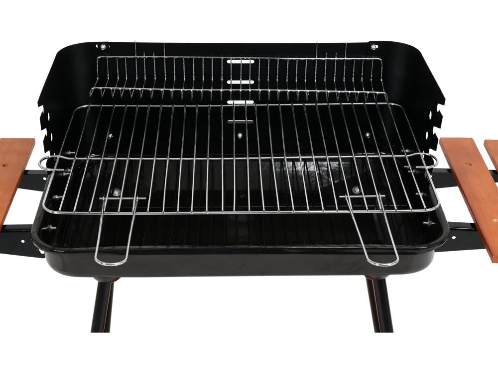 OUTDOOR GRILL | WITH SHELVES | 53X33 CM (99589)