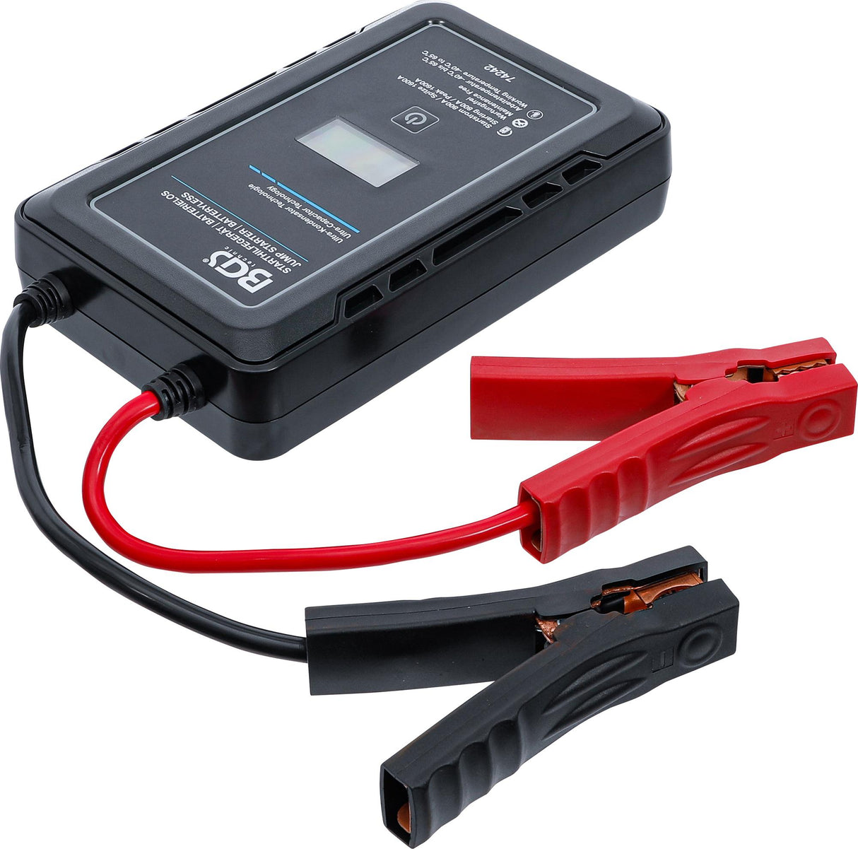 JUMP STARTER | BATTERYLESS | WITH ULTRA-CAPACITOR TECHNOLOGIE | 12 V / 800 A / 1600 A (74242)
