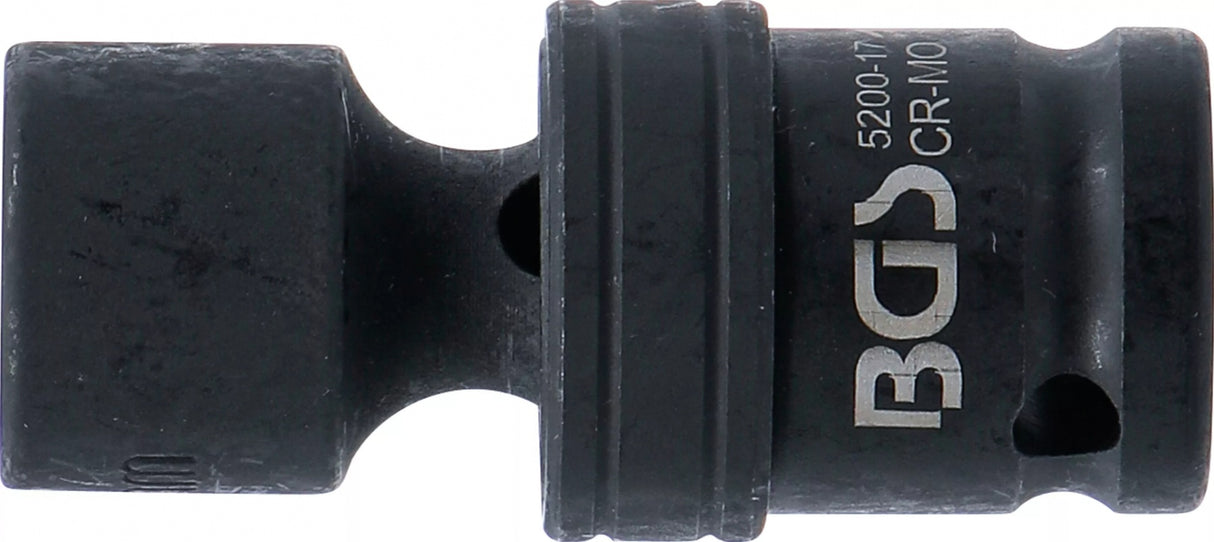 IMPACT BALL JOINT SOCKET | 12.5 MM (1/2") DRIVE | 17 MM (5200-17)
