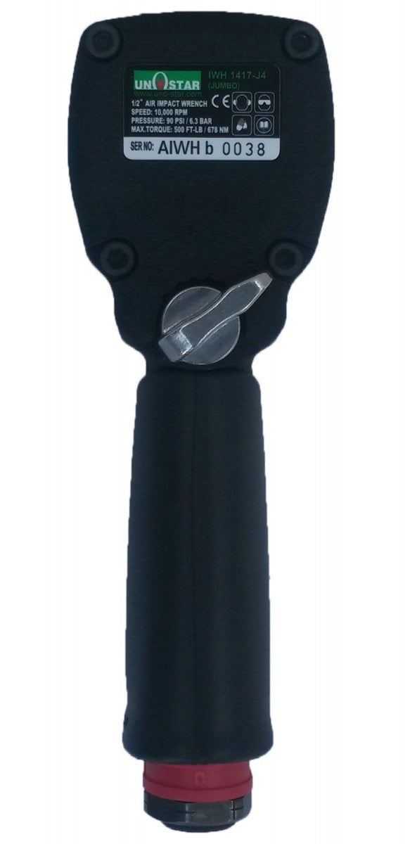 NARROW PNEUMATIC IMPACT WRENCH (99 MM) 1/2", 670 NM (US-IWH1417-J4)