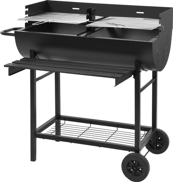 OUTDOOR BARBECUE / GRILL | OPEN | 2 COMPARTMENTS / 74X39 CM (99495)