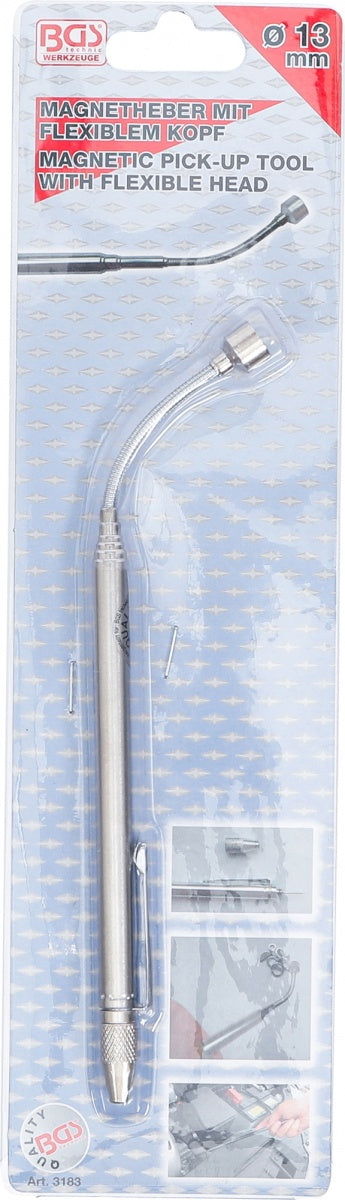 MAGNETIC PICK-UP TOOL WITH FLEXIBLE TIP | 580 MM | CAPACITY 1.6 KG (3183)