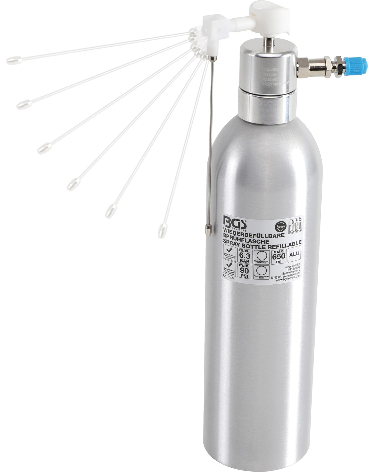 AIR SPRAY BOTTLE | ALUMINIUM | 650 ML (9393)