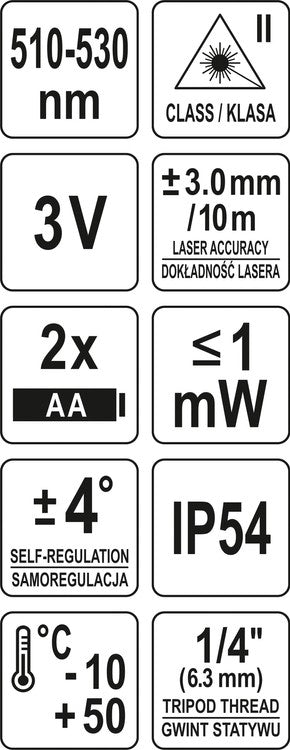 CROSS LINE GREEN LASER (18002)