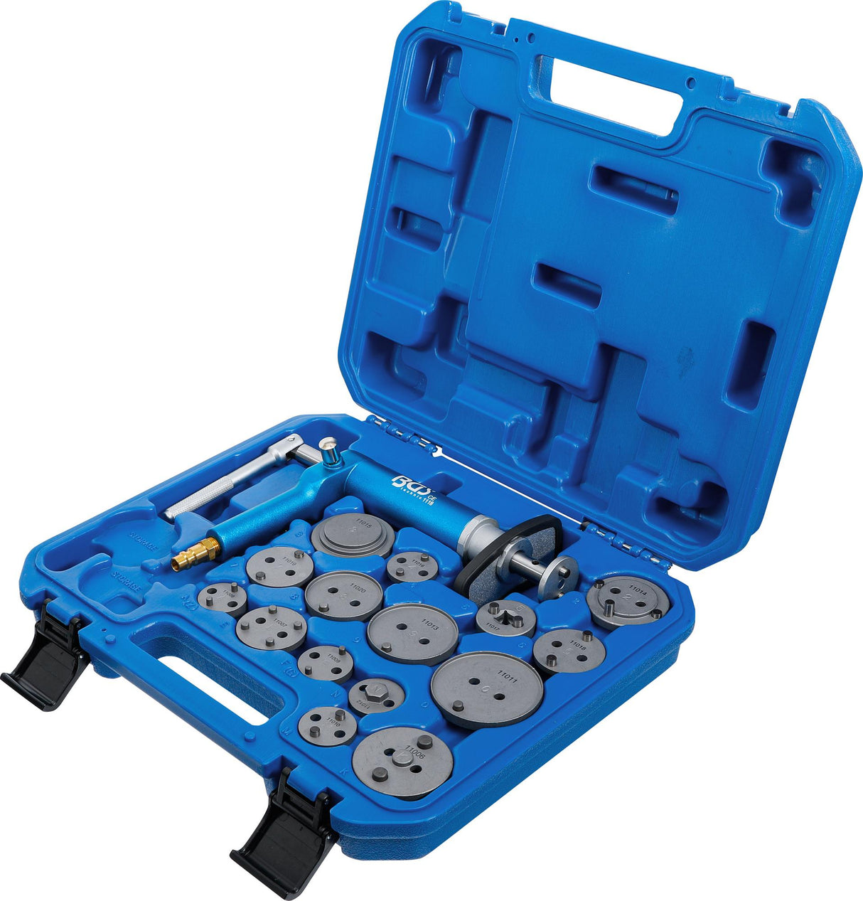 BRAKE PISTON RESET TOOL SET | PNEUMATIC | 16 PCS. (1117)