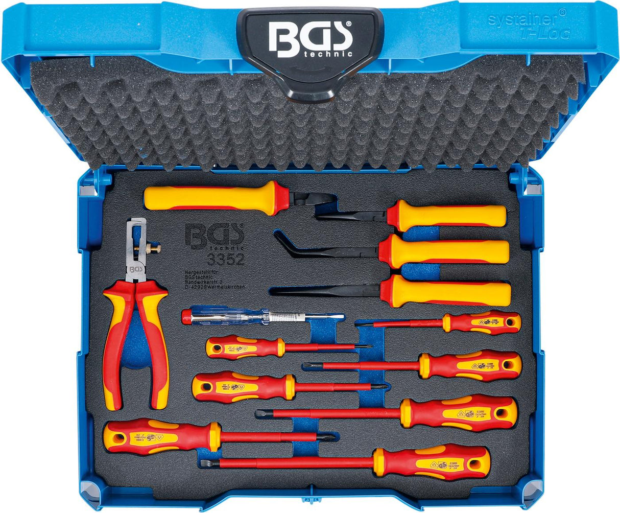 VDE PLIERS / SCREWDRIVER SET | BGS SYSTAINER® | 13 PCS. (3355)