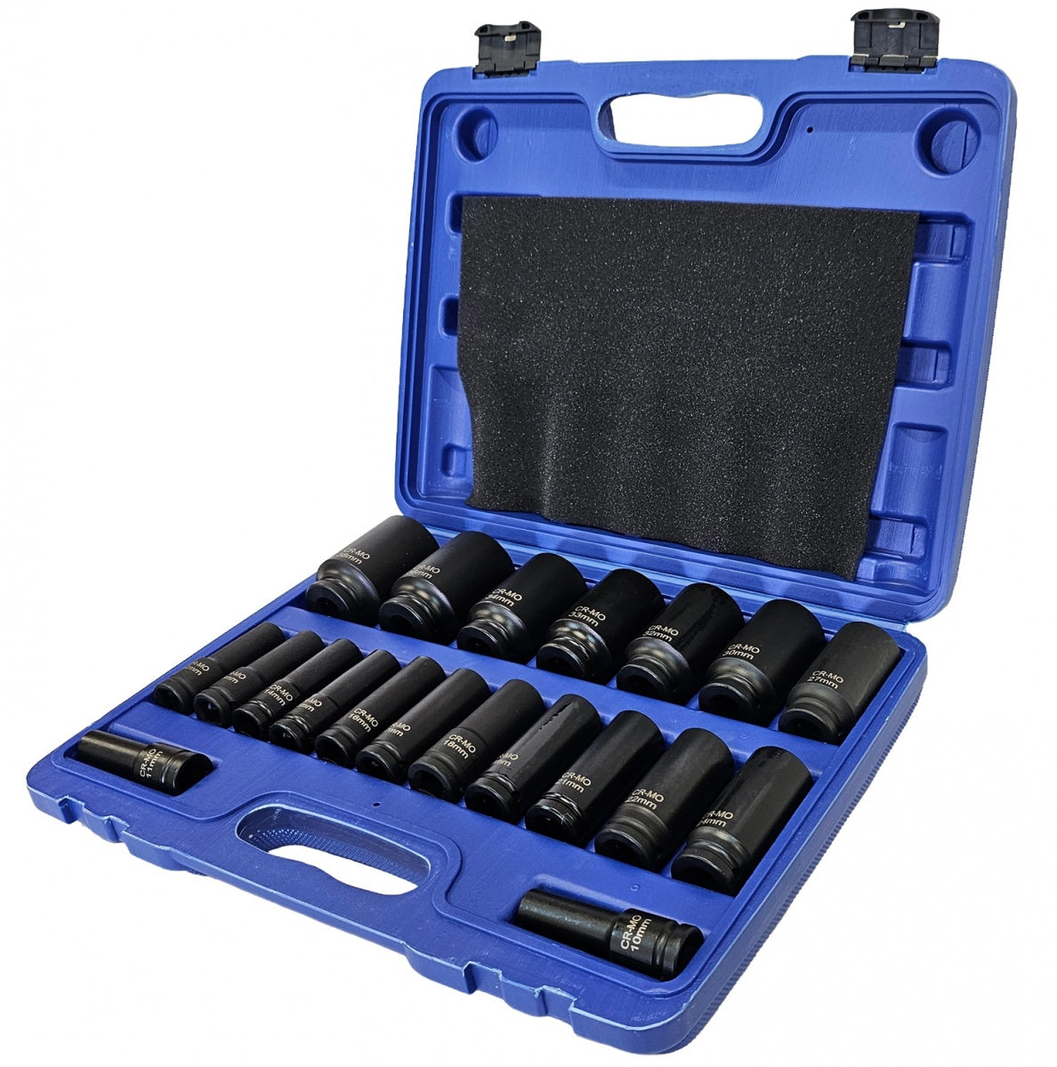 IMPACT SOCKET SET LONG | 12.5 MM (1/2") | 10-38 MM | 20 PCS. (SK1220)