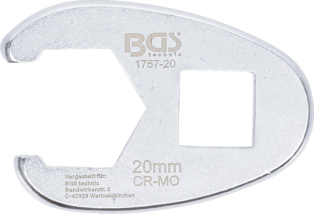 CROWFOOT SPANNER | 12.5 MM (1/2") DRIVE | 20 MM (1757-20)