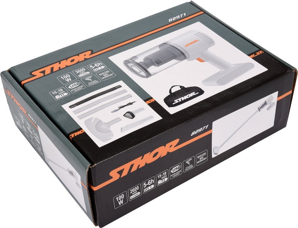 CORDLESS CAR VACUUM CL.100W FLOOR BRUSH (82971)
