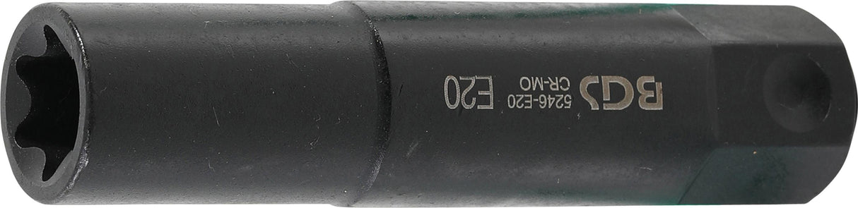 SOCKET, E-TYPE, EXTRA LONG | 22 MM DRIVE | E20 (5246-E20)