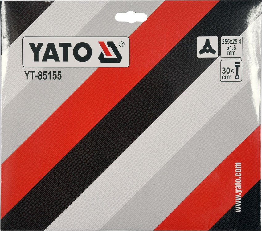BLADE FOR BRUSH CUTTERS 255MM 25,4MM (YT-85155)