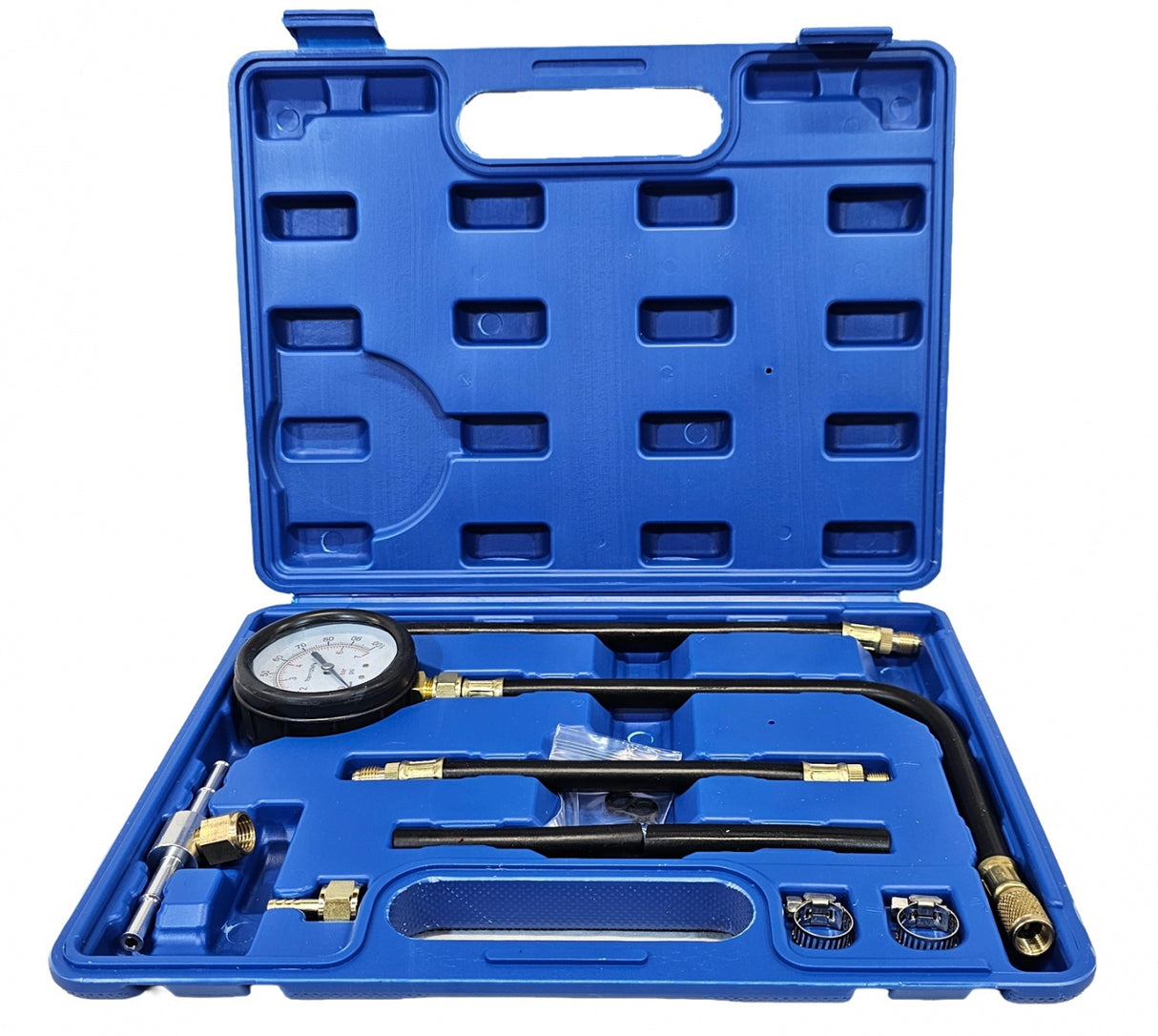 FUEL PRESSURE / COMPRESSION GAUGE | WITH ADAPTERS | FOR ENGINE INJECTION SYSTEMS (H31013)